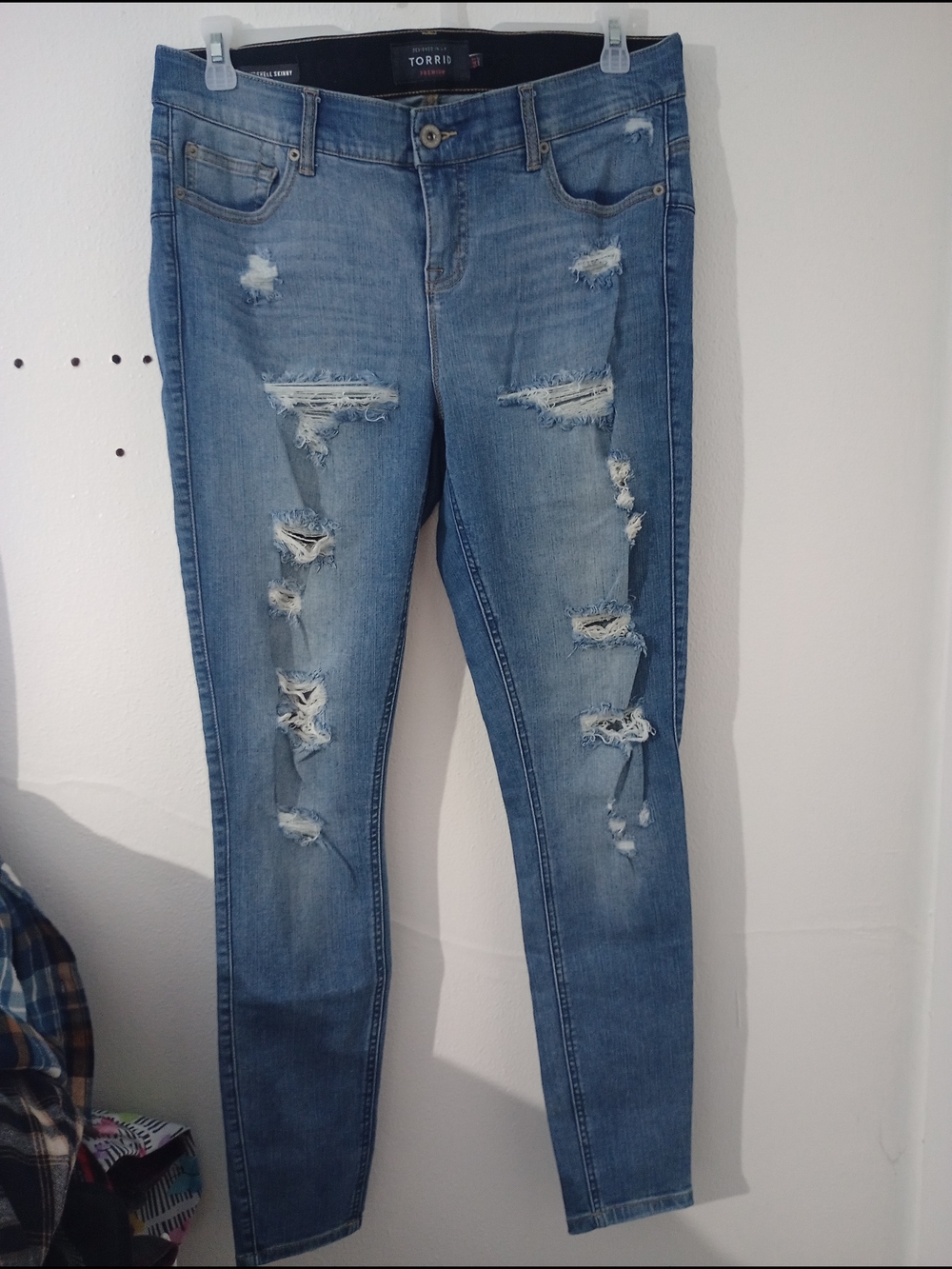 Torrid Premium Blue Bombshell Skinny Jeans